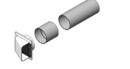 Wanddurchführung Zuluft