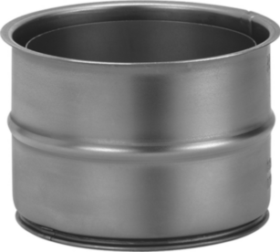 Wandfutter doppelt, kurz, Länge 120 mm, Ø 150 mm